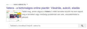 Vatera - a biztonságos online piactér: Vásárlás, aukció, eladás -euroastra.hu