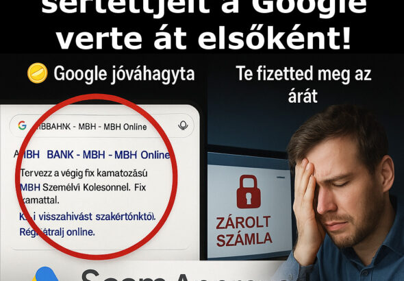 Az MBH Bank sértettjeit a Google verte át elsőként!